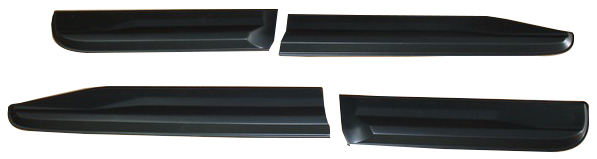 SIDE PROTECTOR MATTE BLACK (B-8020) (Set 4 pcs.)